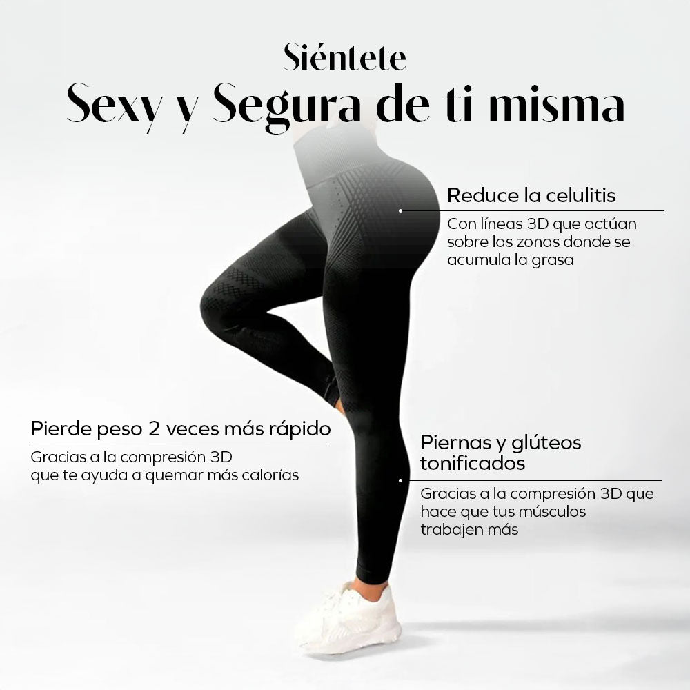 Legging 3D | Negro