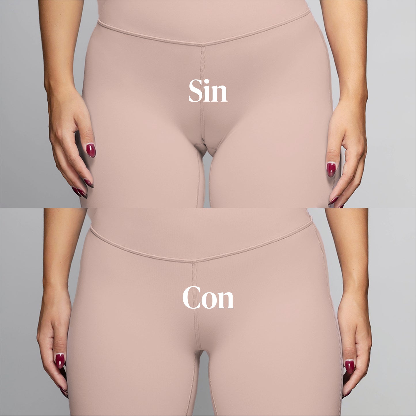 Tanga de talle medio color piel (Lote de 3)