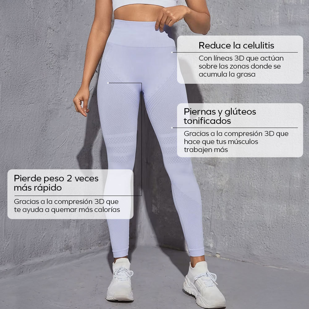 Legging 3D | Violeta Claro