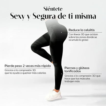 Legging 3D | Negro