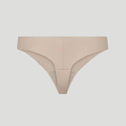 Tanga de talle medio color piel (Lote de 3)
