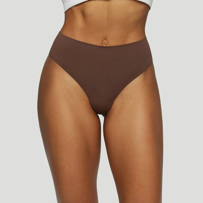 Tanga de talle alto marrón (Lote de 3)