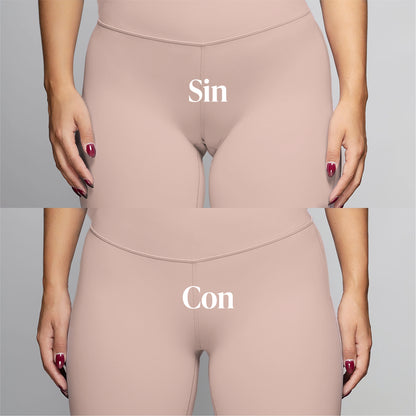 Tanga de talle medio color piel (Lote de 3)