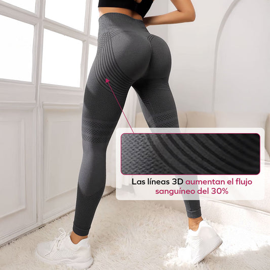 Legging 3D | Gris Oscuro