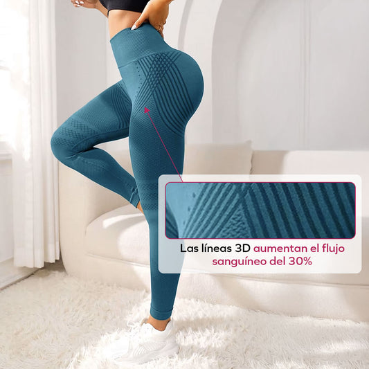 Legging 3D | Verde Pavo Real