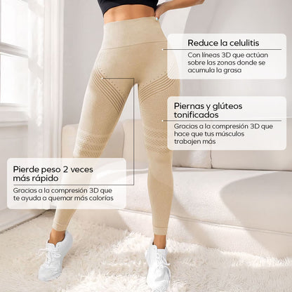 Legging 3D | Beige